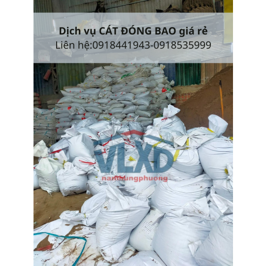 Dịch vụ CÁT ĐÓNG BAO giá rẻ 